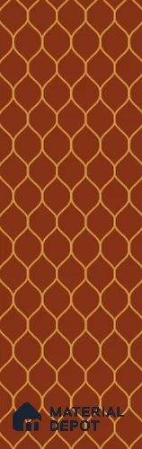 Brown Patterned Look Acrylic Decorative Wall Panel PN 04454 8 ft x 2 ft - 1.5 mm | Suitable for Feature Wall, TV Unit & Living Room | Width is Subjected to 5% Variation
