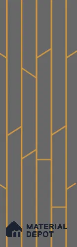 Grey Patterned Look Acrylic Decorative Wall Panel PN 04457 8 ft x 2 ft - 1.5 mm | Suitable for Feature Wall, TV Unit & Living Room | Width is Subjected to 5% Variation