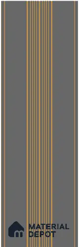 Grey Patterned Look Acrylic Decorative Wall Panel PN 04460 8 ft x 2 ft - 1.5 mm | Suitable for Feature Wall, TV Unit & Living Room | Width is Subjected to 5% Variation
