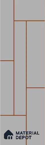 Grey Patterned Look Acrylic Decorative Wall Panel PN 04471 8 ft x 2 ft - 1.5 mm | Suitable for Feature Wall, TV Unit & Living Room | Width is Subjected to 5% Variation