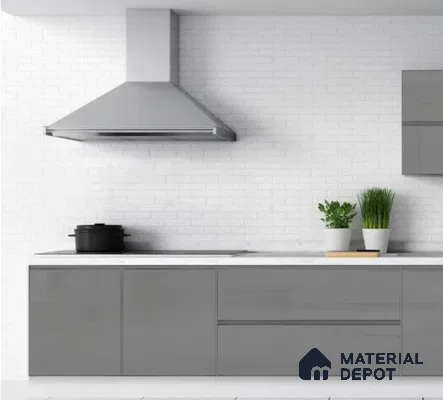 Classic Series Urban Cool Neutrals Titanium Grey 3210x2400 mm Laquered Glass - 6 mm