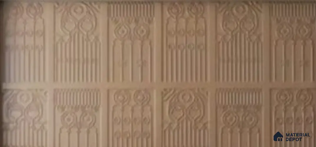 Duco Paintable 3D Design CNC Made HDHMR Panel 8 ft x 4 ft - 17 mm