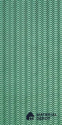 Green Patterned Decorative Wall Panel 6110 GLO (6110) 8 ft x 4 ft HDHMR Panel - 12 mm | Suitable for Feature Wall, TV Unit & Living Room | Width is Subjected to 5% Variation