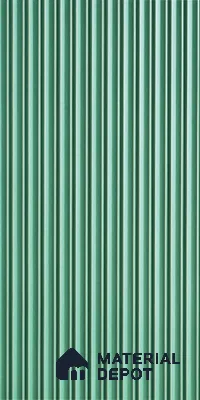 Green Plain Colour Louver 6111 GLO (6111) 8 ft x 4 ft MDF Panel - 12 mm | Suitable for Feature Wall, TV Unit & Living Room | Width is Subjected to 5% Variation