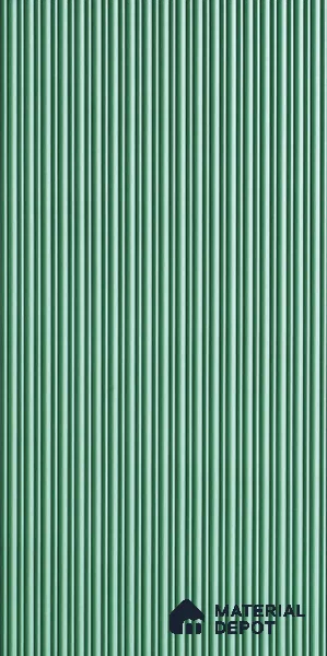 Green Plain Colour Louver 6112 GLO (6112) 8 ft x 4 ft MDF Panel - 12 mm | Suitable for Feature Wall, TV Unit & Living Room | Width is Subjected to 5% Variation