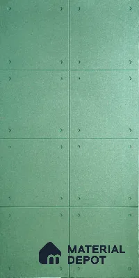 Green Plain Colour Louver 6116 GLO (6116) 8 ft x 4 ft MDF Panel - 12 mm | Suitable for Feature Wall, TV Unit & Living Room | Width is Subjected to 5% Variation