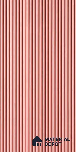 Pink Plain Colour Louver 6408 GLO (6408) 8 ft x 4 ft MDF Panel - 16.5 mm | Suitable for Feature Wall, TV Unit & Living Room | Width is Subjected to 5% Variation