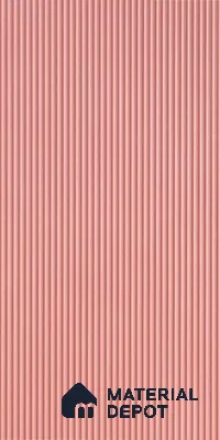 Pink Plain Colour Louver 6419 GLO (6419) 8 ft x 4 ft MDF Panel - 16.5 mm | Suitable for Feature Wall, TV Unit & Living Room | Width is Subjected to 5% Variation