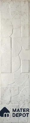 White Patterned Look Charcoal Decorative Wall Panel 7903 8 ft x 2 ft - 1.5 mm | Suitable for Feature Wall, TV Unit & Living Room | Width is Subjected to 5% Variation