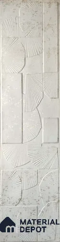 White Patterned Look Charcoal Decorative Wall Panel 7903 8 ft x 2 ft - 1.5 mm | Suitable for Feature Wall, TV Unit & Living Room | Width is Subjected to 5% Variation