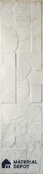 White Patterned Look Charcoal Decorative Wall Panel 7903 8 ft x 2 ft - 1.5 mm | Suitable for Feature Wall, TV Unit & Living Room | Width is Subjected to 5% Variation