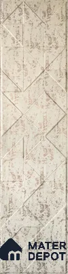 Beige Patterned Look Charcoal Decorative Wall Panel 7909 8 ft x 2 ft - 1.5 mm | Suitable for Feature Wall, TV Unit & Living Room | Width is Subjected to 5% Variation