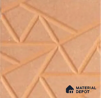 Duco Paintable MDF Decorative Wall Panel PN 03721 8 ft x 4 ft - 12 mm | Suitable for Feature Wall, TV Unit & Living Room | Width is Subjected to 5% Variation