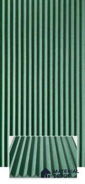 Duco Paintable Triangular Flute CNC Made HDHMR Panel 8 ft x 4 ft - 12 mm