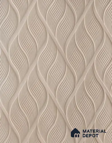 Duco Paintable Wave 3D Design CNC Made HDHMR Panel 8 ft x 4 ft - 17 mm