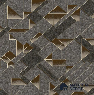 210501 | 10 Meter x 21 Inches Geometric Look Wallpaper - 57.37 Sq. Ft. | Minimum 15% wastage during installation