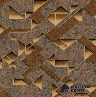 210504 | 10 Meter x 21 Inches Geometric Look Wallpaper - 57.37 Sq. Ft. | Minimum 15% wastage during installation