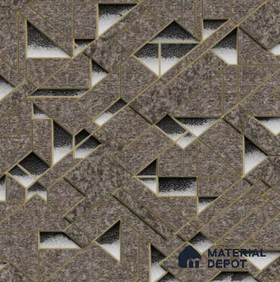 210505 | 10 Meter x 21 Inches Geometric Look Wallpaper - 57.37 Sq. Ft. | Minimum 15% wastage during installation
