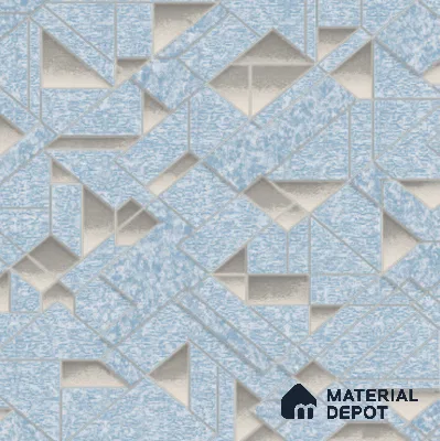 210506 | 10 Meter x 21 Inches Geometric Look Wallpaper - 57.37 Sq. Ft. | Minimum 15% wastage during installation