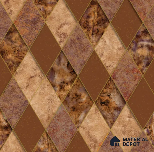 210508 | 10 Meter x 21 Inches Geometric Look Wallpaper - 57.37 Sq. Ft. | Minimum 15% wastage during installation