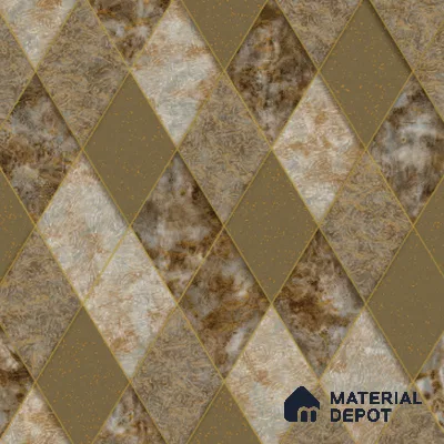 210509 | 10 Meter x 21 Inches Geometric Look Wallpaper - 57.37 Sq. Ft. | Minimum 15% wastage during installation