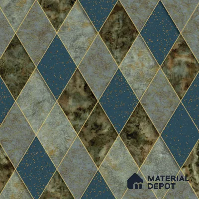 210510 | 10 Meter x 21 Inches Geometric Look Wallpaper - 57.37 Sq. Ft. | Minimum 15% wastage during installation