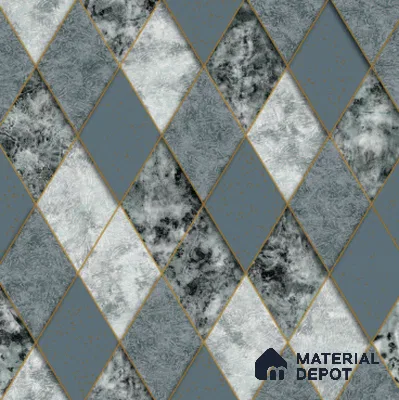 210511 | 10 Meter x 21 Inches Geometric Look Wallpaper - 57.37 Sq. Ft. | Minimum 15% wastage during installation