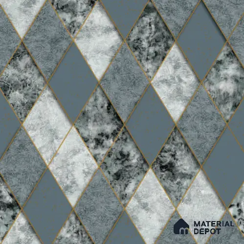 210511 | 10 Meter x 21 Inches Geometric Look Wallpaper - 57.37 Sq. Ft. | Minimum 15% wastage during installation