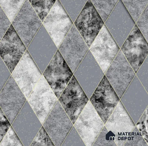210513 | 10 Meter x 21 Inches Geometric Look Wallpaper - 57.37 Sq. Ft. | Minimum 15% wastage during installation