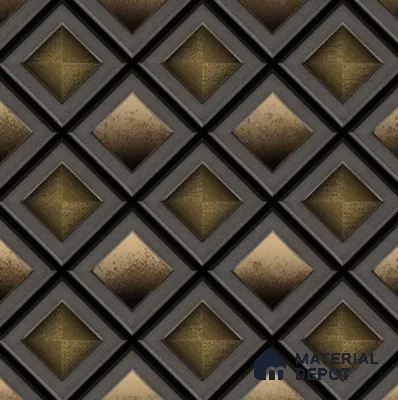 210516 | 10 Meter x 21 Inches Geometric Look Wallpaper - 57.37 Sq. Ft. | Minimum 15% wastage during installation