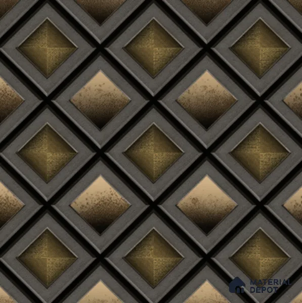 210516 | 10 Meter x 21 Inches Geometric Look Wallpaper - 57.37 Sq. Ft. | Minimum 15% wastage during installation