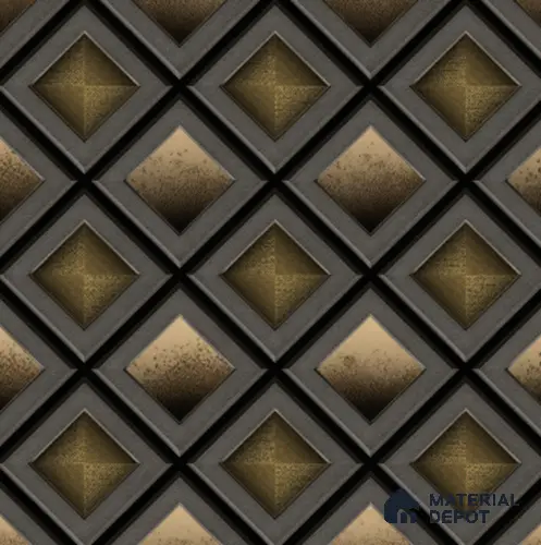 210516 | 10 Meter x 21 Inches Geometric Look Wallpaper - 57.37 Sq. Ft. | Minimum 15% wastage during installation