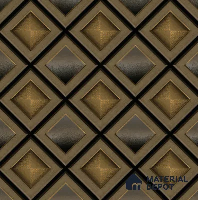 210517 | 10 Meter x 21 Inches Geometric Look Wallpaper - 57.37 Sq. Ft. | Minimum 15% wastage during installation