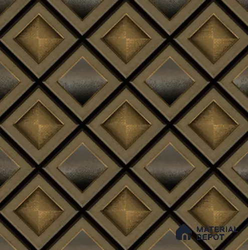 210517 | 10 Meter x 21 Inches Geometric Look Wallpaper - 57.37 Sq. Ft. | Minimum 15% wastage during installation