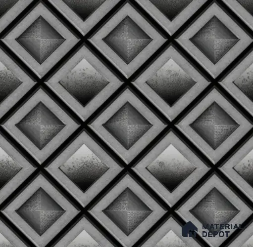 210518 | 10 Meter x 21 Inches Geometric Look Wallpaper - 57.37 Sq. Ft. | Minimum 15% wastage during installation