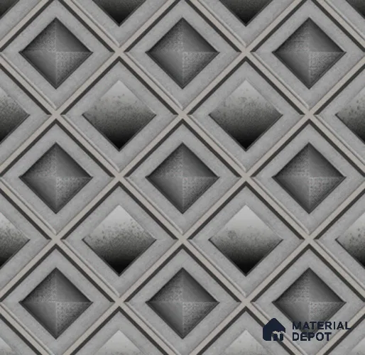 210520 | 10 Meter x 21 Inches Geometric Look Wallpaper - 57.37 Sq. Ft. | Minimum 15% wastage during installation
