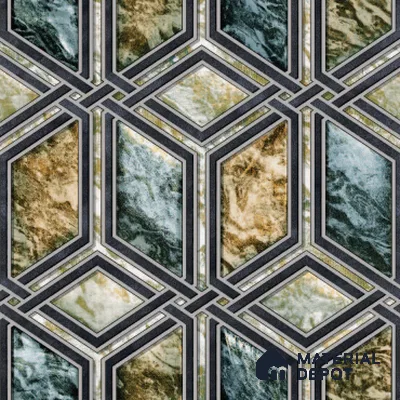 210521 | 10 Meter x 21 Inches Geometric Look Wallpaper - 57.37 Sq. Ft. | Minimum 15% wastage during installation