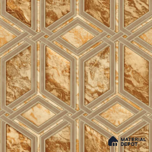 210526 | 10 Meter x 21 Inches Geometric Look Wallpaper - 57.37 Sq. Ft. | Minimum 15% wastage during installation
