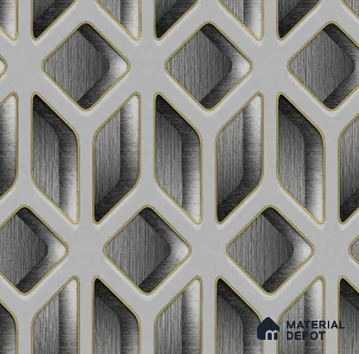 210545 | 10 Meter x 21 Inches Geometric Look Wallpaper - 57.37 Sq. Ft. | Minimum 15% wastage during installation
