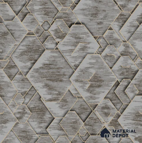 210553 | 10 Meter x 21 Inches Geometric Look Wallpaper - 57.37 Sq. Ft. | Minimum 15% wastage during installation