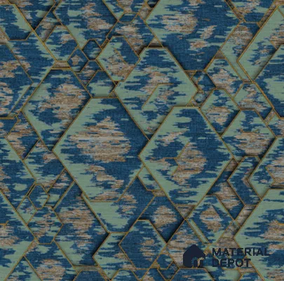 210555 | 10 Meter x 21 Inches Geometric Look Wallpaper - 57.37 Sq. Ft. | Minimum 15% wastage during installation