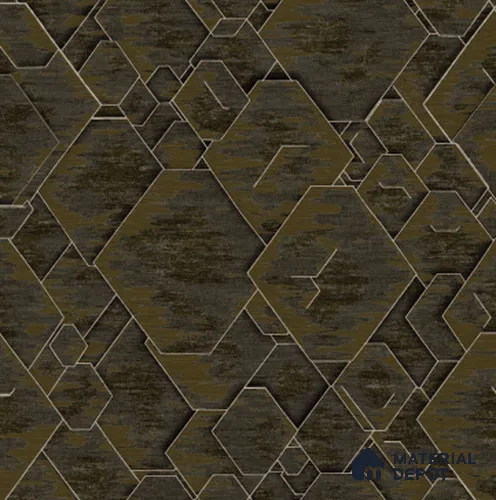 210557 | 10 Meter x 21 Inches Geometric Look Wallpaper - 57.37 Sq. Ft. | Minimum 15% wastage during installation