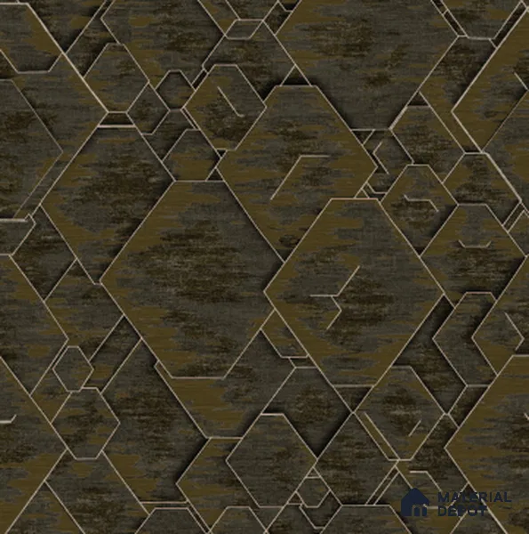 210557 | 10 Meter x 21 Inches Geometric Look Wallpaper - 57.37 Sq. Ft. | Minimum 15% wastage during installation