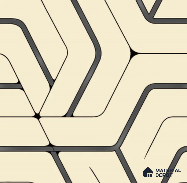 210559 | 10 Meter x 21 Inches Patterned Look Wallpaper - 57.37 Sq. Ft. | Minimum 15% wastage during installation