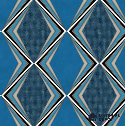 210563 | 10 Meter x 21 Inches Geometric Look Wallpaper - 57.37 Sq. Ft. | Minimum 15% wastage during installation