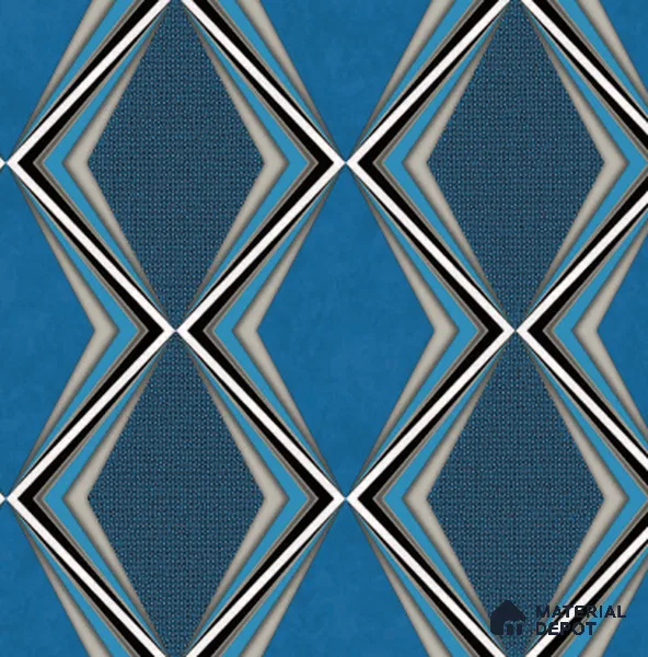 210563 | 10 Meter x 21 Inches Geometric Look Wallpaper - 57.37 Sq. Ft. | Minimum 15% wastage during installation