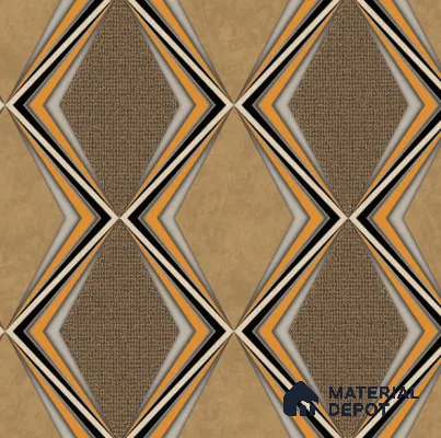 210564 | 10 Meter x 21 Inches Geometric Look Wallpaper - 57.37 Sq. Ft. | Minimum 15% wastage during installation