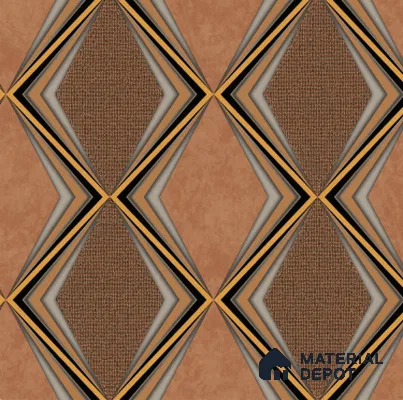 210566 | 10 Meter x 21 Inches Geometric Look Wallpaper - 57.37 Sq. Ft. | Minimum 15% wastage during installation