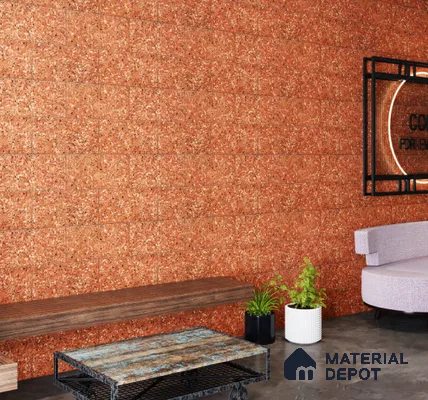 TL 04279 Brown Matte Finish 600 x 300 mm Elevation Wall Cladding Tile - 10 mm