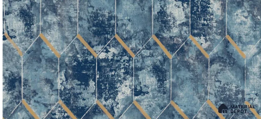 10103 | 10 Meter x 21 Inch Non Woven Geometric Look Wallpaper - 57 Sq. Ft. | Minimum 15% wastage during installation